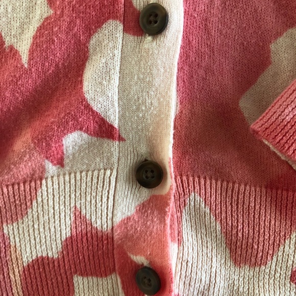 LOFT Floral V neck cardigan - Picture 6 of 7